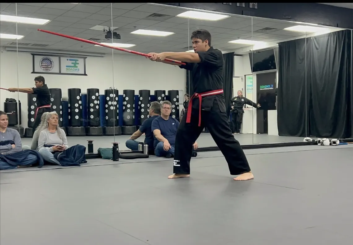 Kids martial arts class at Engage Lifestyle Martial Arts in Henderson NV