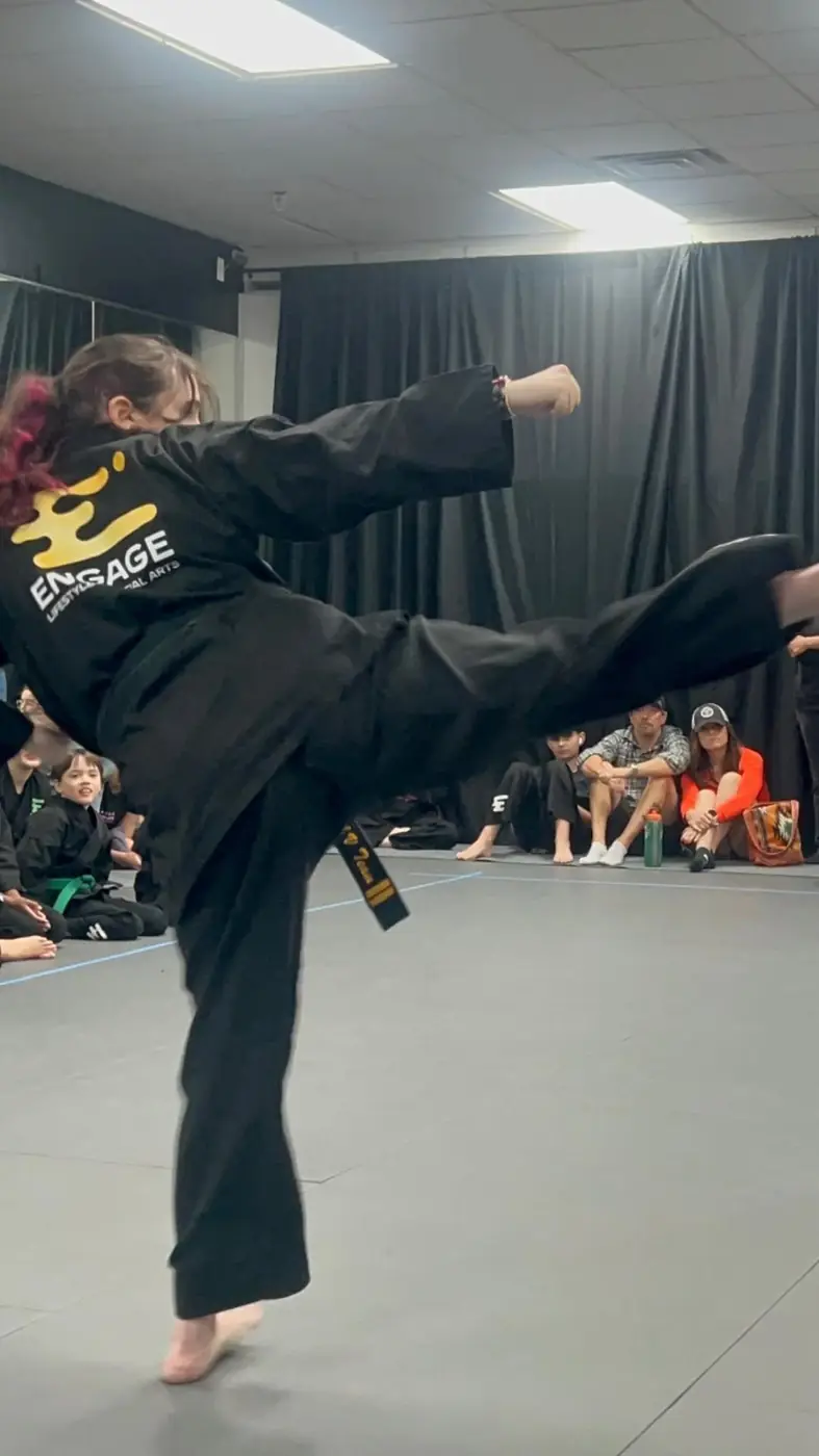 Kids martial arts class at Engage Lifestyle Martial Arts in Henderson NV